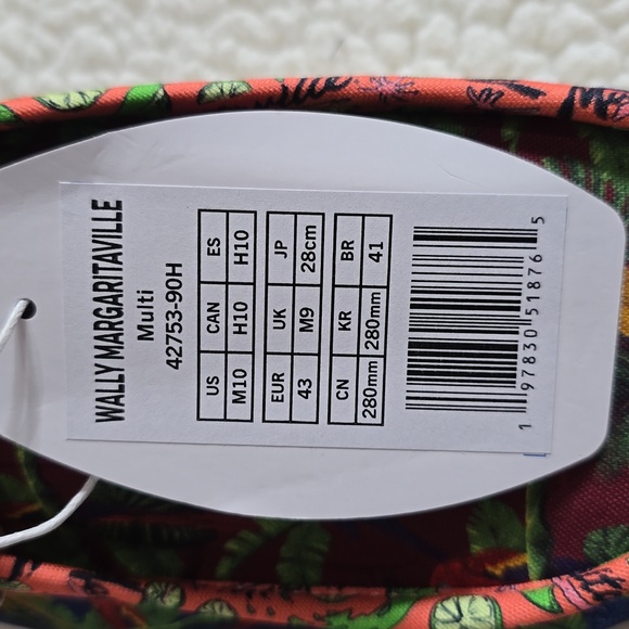 NWT Hey Dude Wally Margaritaville Sz 10 - Picture 5 of 8